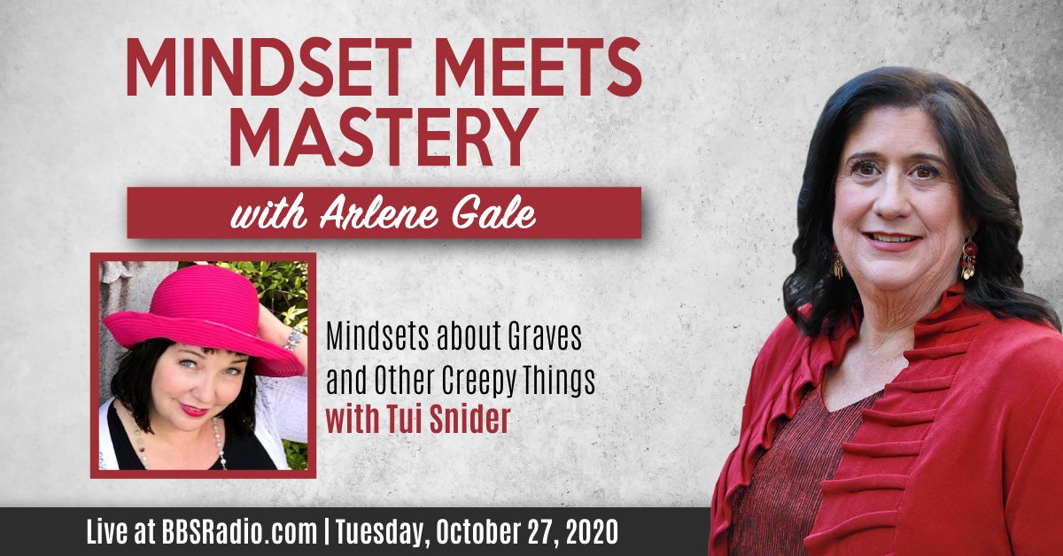 TuiSnider's tweet photo. Catch me on Mindset Meets Mastery Radio live at 5pm with host @arlene_gale talking about Historic Cemeteries &amp; other fun stuff! :)

https://t.co/AGeqJP4Hdg

#texas #cemetery #history #taphophile #podernfamily #halloween #podcast https://t.co/eokGCcRRLE