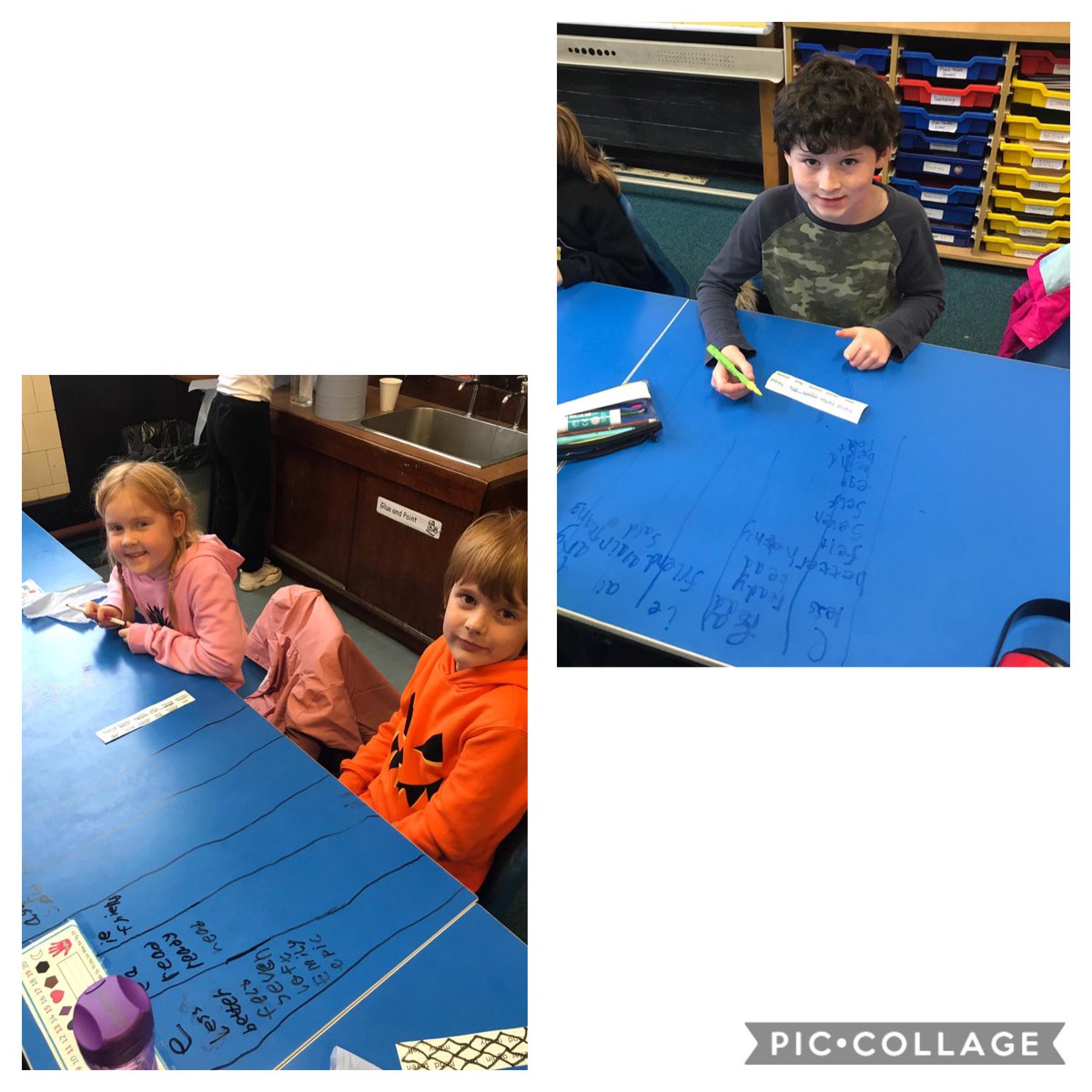 AyrGrammar's tweet photo. P3a enjoyed investing the ‘e’ sound using the words from their word sort and some of their own. #spelling #phonics #wordsort https://t.co/cXXULCjuyk