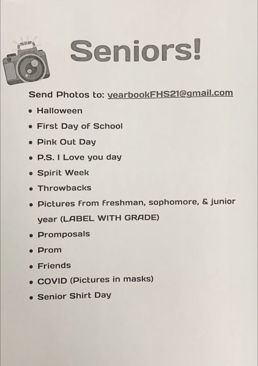 dalers21's tweet photo. Send photos of you and your friends for the yearbook! https://t.co/4tAK5f7flg