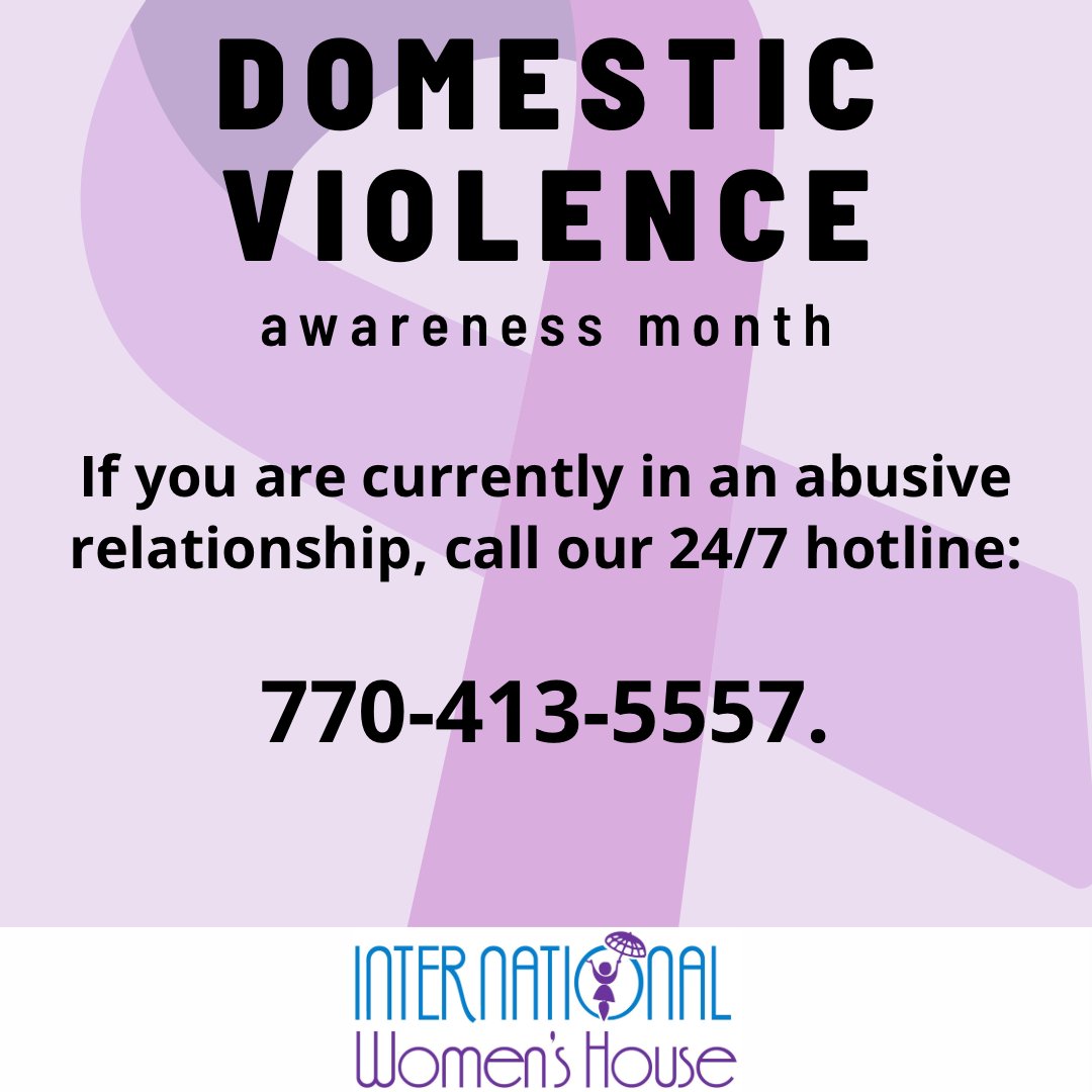 IWHatlanta's tweet photo. 1 in 3 women have been victims of some form of domestic partner violence in the United States. IWH continues to work to protect these women and their families, and supporting them in their journey.
Please visit https://t.co/zGMnW1VS39 for more information. 

#DomesticViolence https://t.co/kPgMouaxJb