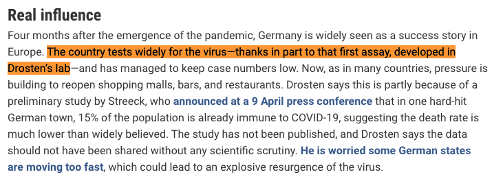 107/124 Back to Germany: Question 4: Why did Drosten all of a sudden change his COVID-19 public-outreach strategy back in March 2020? From "not serious", he did a total flip-over to insighting fear whenever he could. Question 5: Was this strategy arranged with Olfert Landt?