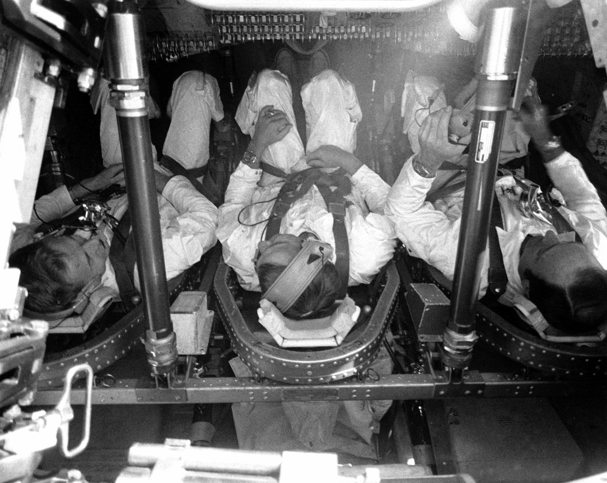NASAJohnson's tweet photo. The Apollo 14 crew trains for their launch, their Saturn V is nearly ready to be rolled out to Launch Pad 39A at @NASAKennedy, and the Apollo 15 crew preps for their mission to explore the Hadley-Apennine region on the Moon 50 years ago this month...https://t.co/iHwjaKTtaS https://t.co/t8LIXnUyEv