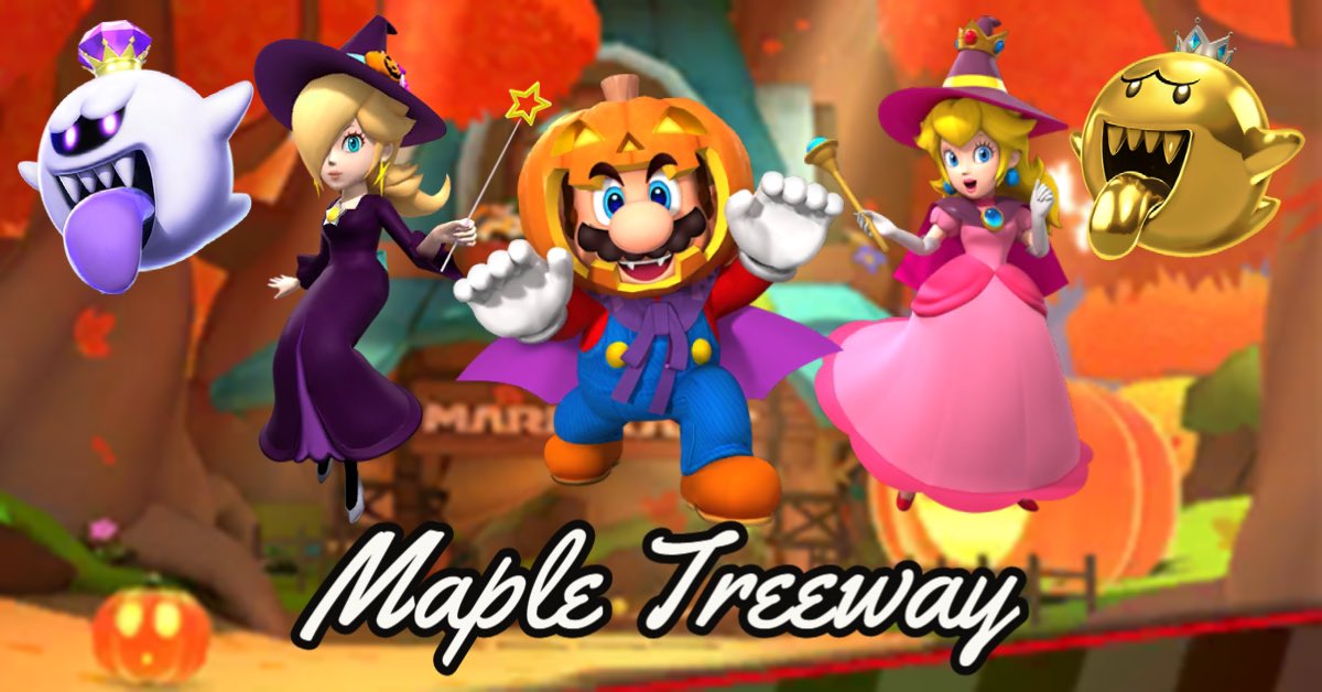 im_queensarah's tweet photo. Maple Treeway - Mario Kart Tour || All featured characters in Halloween Tour - Video showcase by Sarah’s freestyle 😂
.
👉 https://t.co/GWjJPvw1RF

#Nintendo #Mario #MarioKart #MarioKartTour #Halloween #HalloweenTour #MapleTreeway #Gameplay #YouTube #YoutubeGaming #SarahMii https://t.co/OrNvDoi4by
