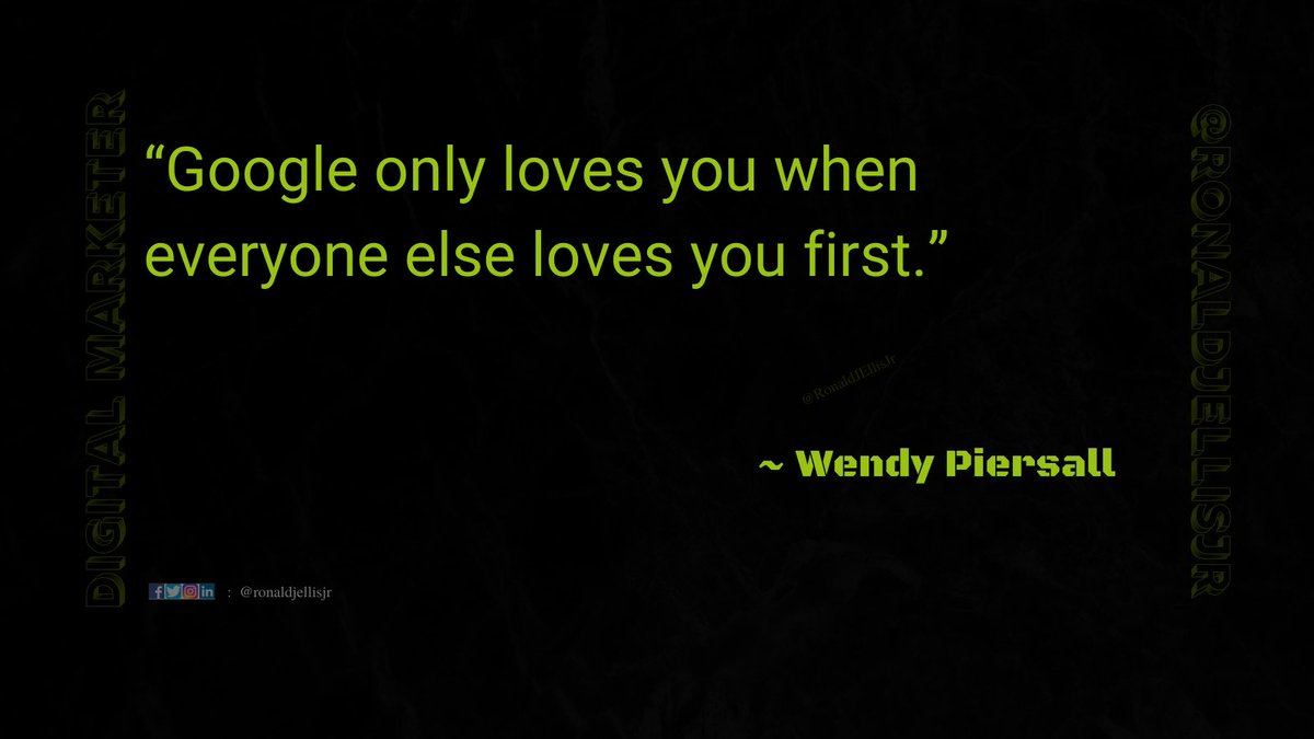 RonaldJEllisJr's tweet photo. The more “popular" and relevant the content you produce the better your ranking is on Google. So focus on producing quality over quantity. What are your thoughts? #digitalmarketing #SEO #marketing #RonaldEllisMarketing #WendyPiersall #retweet #rt #rp #Google #RonaldJEllisJr https://t.co/AQNi0fXbsD