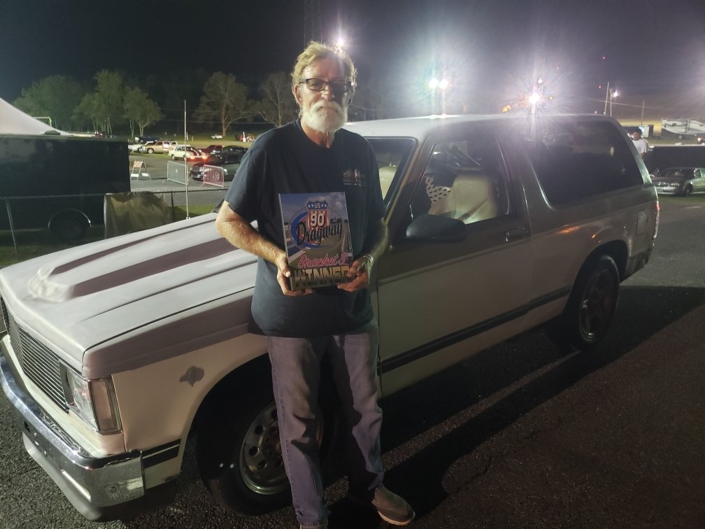 Bracket 1 &amp; Bracket 3 Winners from Saturday night! We had a rain delay but we were able to get the entire show in. 
#bracketracing #dragracing #Motorsport #mobiledragway #us90dragway #miga