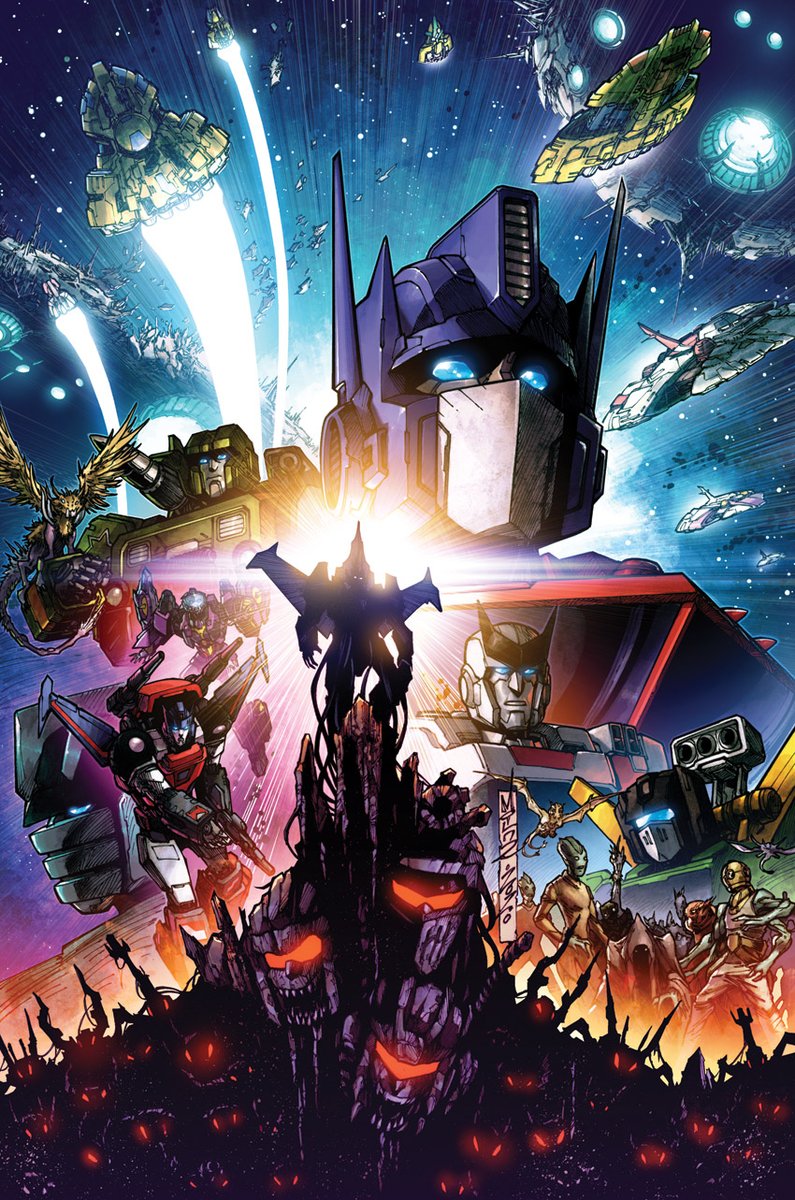Art Of IDW's Transformers IDW Unleashes an Ancient Evil in