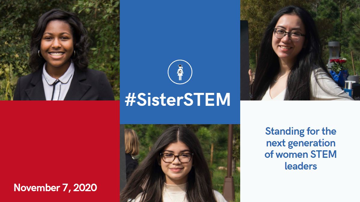 YWEHouston's tweet photo. Have you heard? We're hosting a VIRTUAL mentoring event on Saturday, November 7 for high school girls interested in #STEM! Find out all the details and register for #SisterSTEM here! https://t.co/s1ou3l7LrQ https://t.co/pZz179yDG7