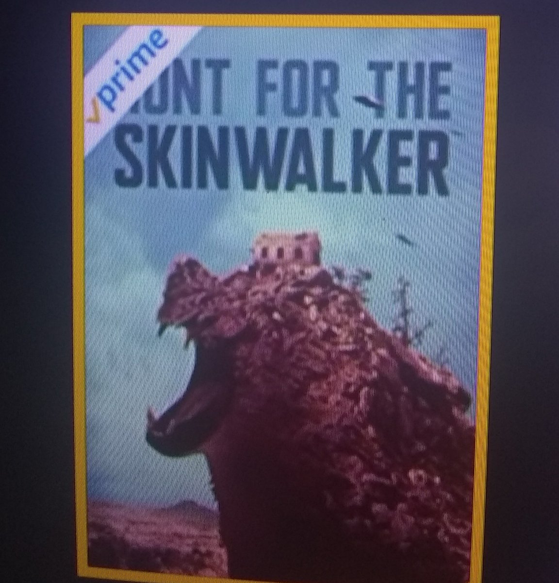 RedBluBlkSilver's tweet photo. Oh hi there, handsome fella.
#HuntForTheSkinwalker by @JeremyCorbell is apparently on Bezosvision now.
NB: iTunes and Vimeo are still the only places to get the extras. https://t.co/fVk4KmYZwL