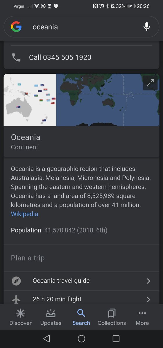 this is oceania, you can see it clearly says its a CONTINENT