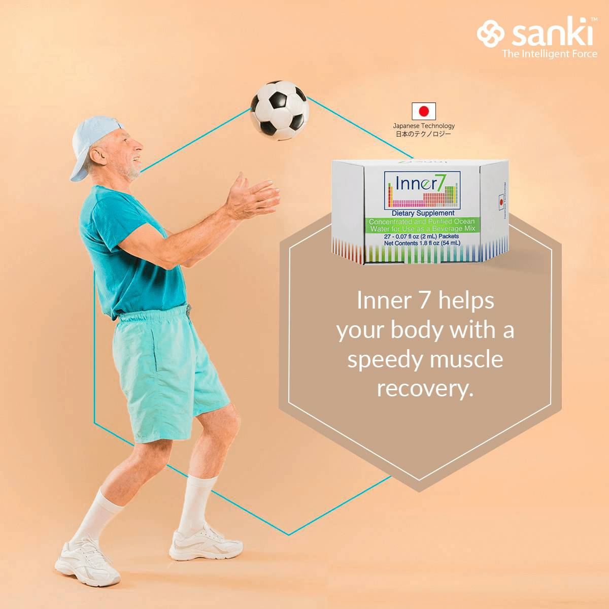 Inner 7 helps your body with a speedy muscle recovery. #SankiUSA #SankFit #ILiveMyDreams #HealthIsWealth #IntelligentForce #ThePerfectPlan