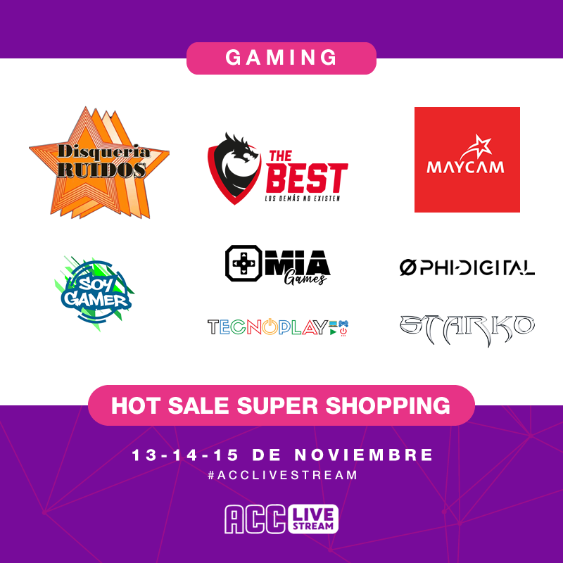 ArgComicCon's tweet photo. En #ACClivestream podrás adquirir productos #Gamer de las mejores marcas y con promos especiales del 13 al 15/11 en https://t.co/giiRUoYUIW #maycamGames #miaGamesSalta #phidiGital #disqueriaruidos #soyGamerargentina #starkocomar #tecnoplay #thebestjuego https://t.co/eqQ7HseczK
