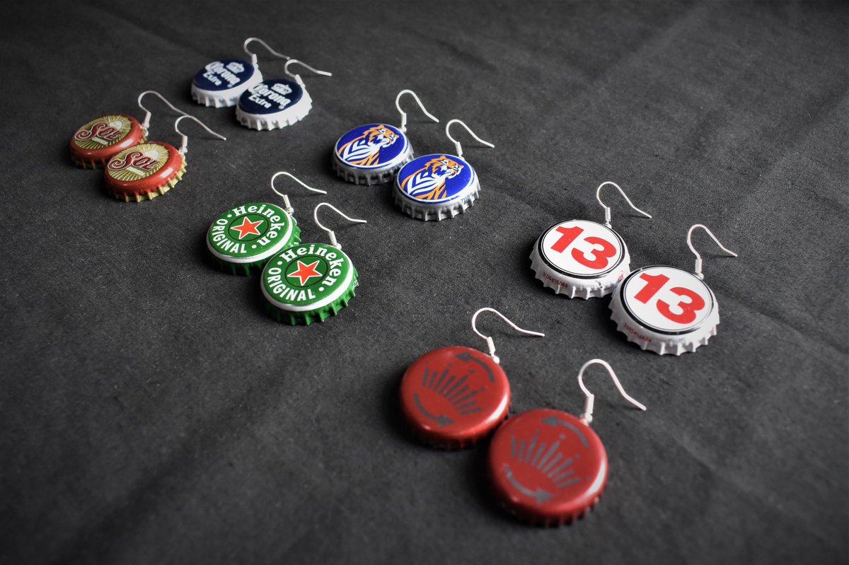 Top_Coaster's tweet photo. You can choose from over 30 different types of bottle cap earrings.

Available to order via DM or on our Etsy shop for £4 with free UK delivery 📦 

International shipping available 🌍

Etsy: https://t.co/dngxRPb7xt

Website: https://t.co/vsRjghqVJh

#beer #earrings #giftideas https://t.co/2vJRAkpkt2