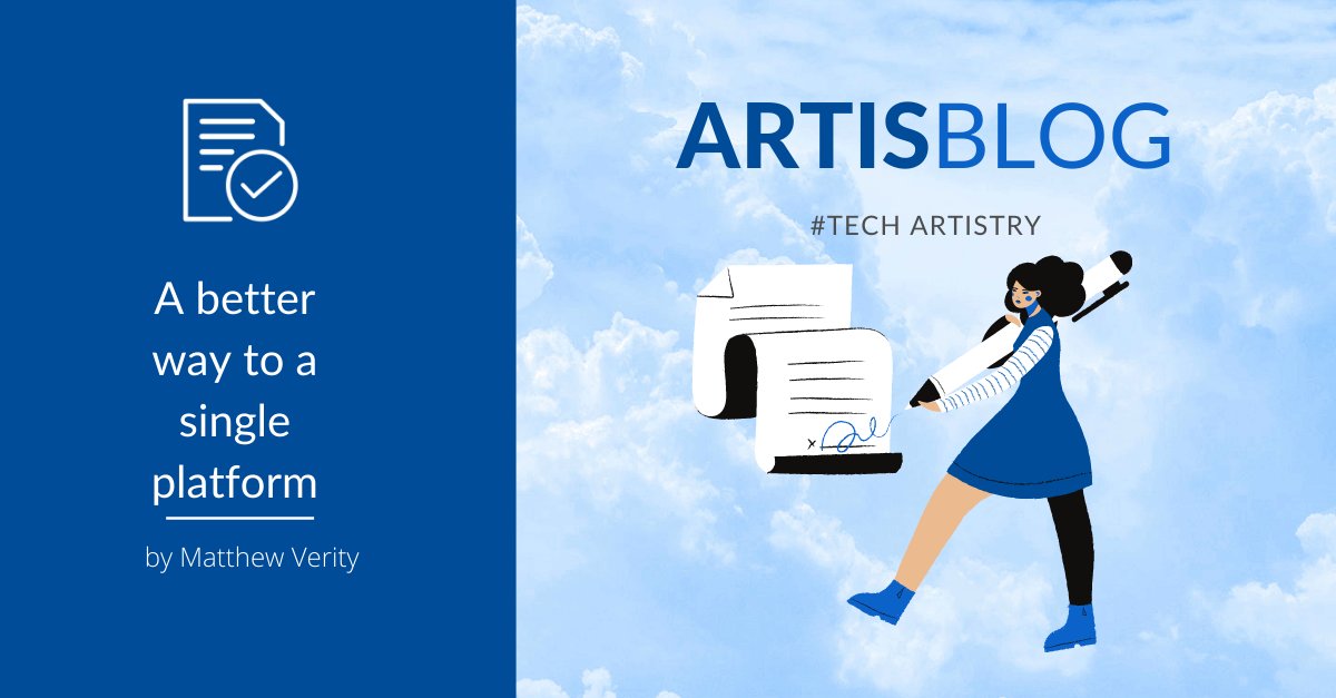 artisgroup's tweet photo. Matthew Verity's latest blog - A Better Way to a Single Platform : https://t.co/8lsmzDI6cZ
#microsoft #techartistry #artisgroup #singleplatform https://t.co/wnZ6fhIX4B