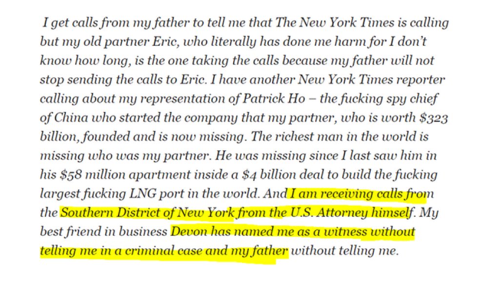 robbystarbuck's tweet photo. Why did the SDNY U.S. Attorney call Hunter Biden about a criminal case where Joe Biden was also named as a witness in a criminal case and how come they didn’t leak it out like SDNY has with anything related to Trump? Corruption? https://t.co/Fl7ciq92Px