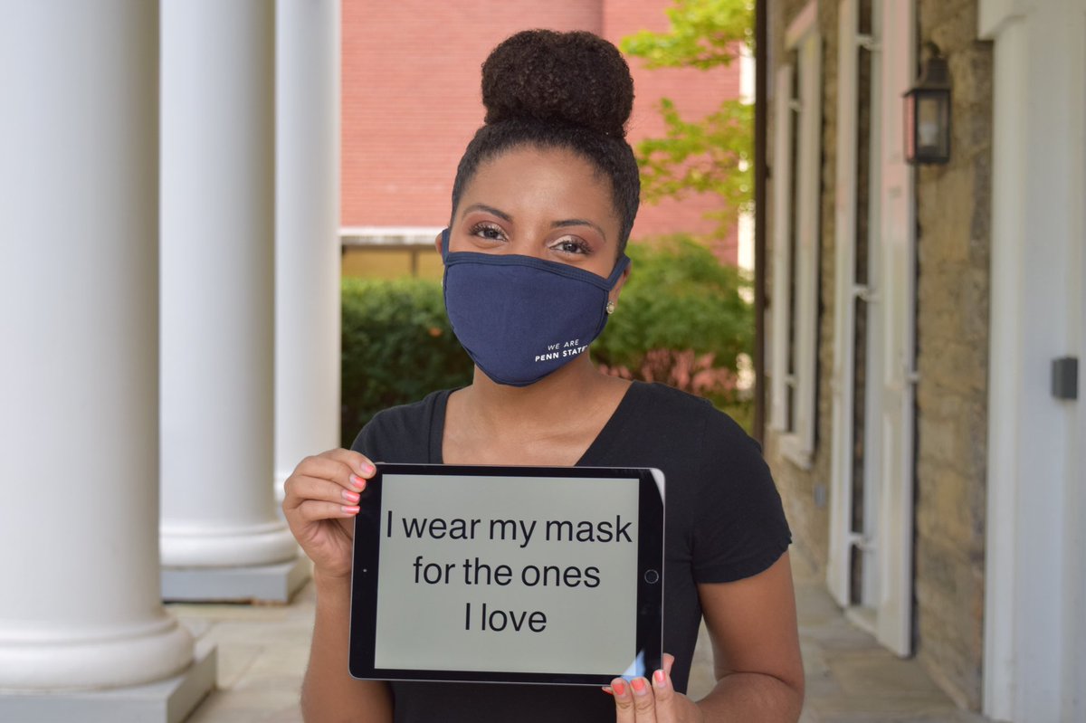 SingingLions's tweet photo. “No one truly knows the affects of this disease. So I wear my mask to protect my friends, family, and everyone I love from the unknown. I wear my mask to protect my love ones from even having to experience Covid in the first place!” -Cheyanne Waller https://t.co/X0xFS28vV4
