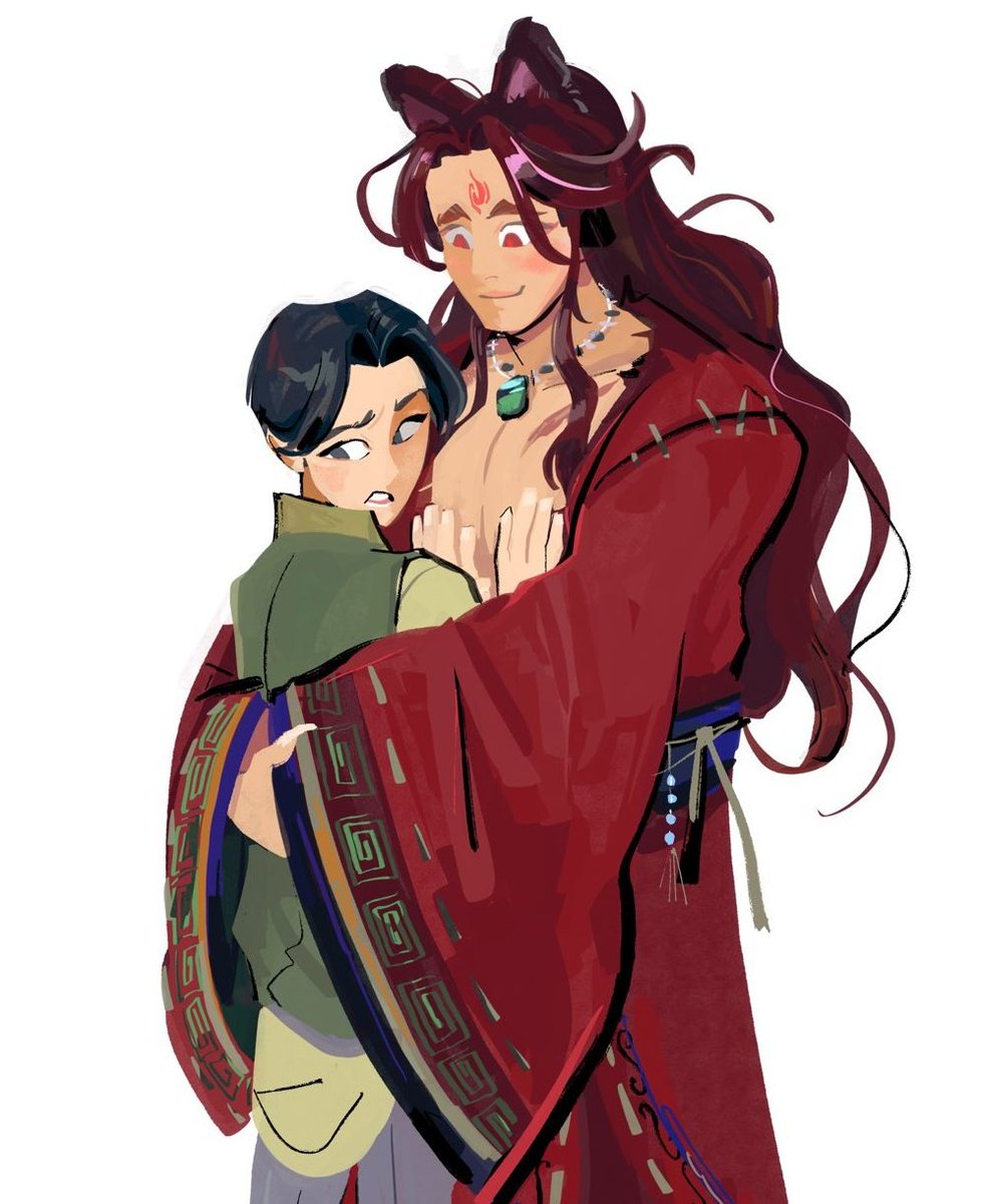 hello wnas can u see this? are you looking? hello? dogboy tits, anybody.????? sy isnt looking. look at him. look at binghe's robes. look.