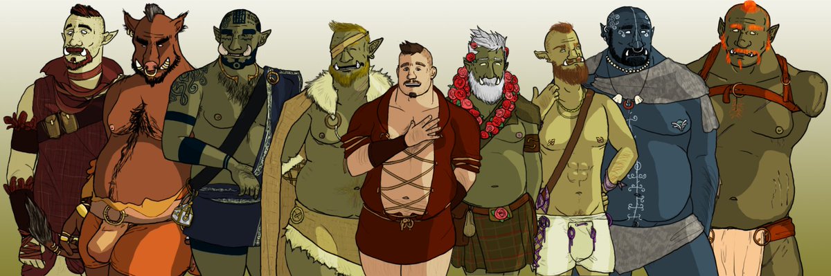 Tusks: The Orc Dating Sim ($2.00) - what it says and so much more. you and a group of gay orcs are making an annual journey to a mythical take on Scotland's Highlands, with great exploration of intimacy, culture, bodies, and one's relation to them.  https://hxovax.itch.io/orc-dating-sim 