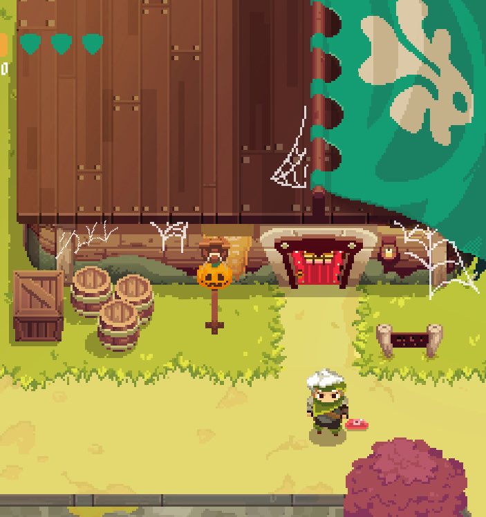 FatherWilkins's tweet photo. Loving the Halloween touch to Moonlighter. GG @DigitalSunGames #gamerdad #gaming #moonlighter #digitalsungames #rpg https://t.co/jsDneQ8xiu
