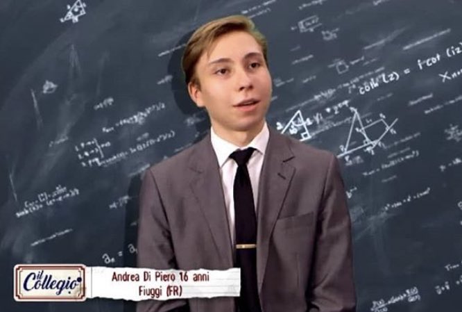 sole______p's tweet photo. Ma Andrea è un ragazzino di 16 anni nel corpo di un adulto. Non ho potuto non pensare a lui. #ilcollegio   #ilcollegio5 https://t.co/q3VYj8IWzb