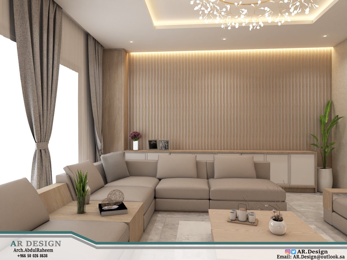 ARDesign15's tweet image. #تصميم صالة معيشة بنمط مودرن .