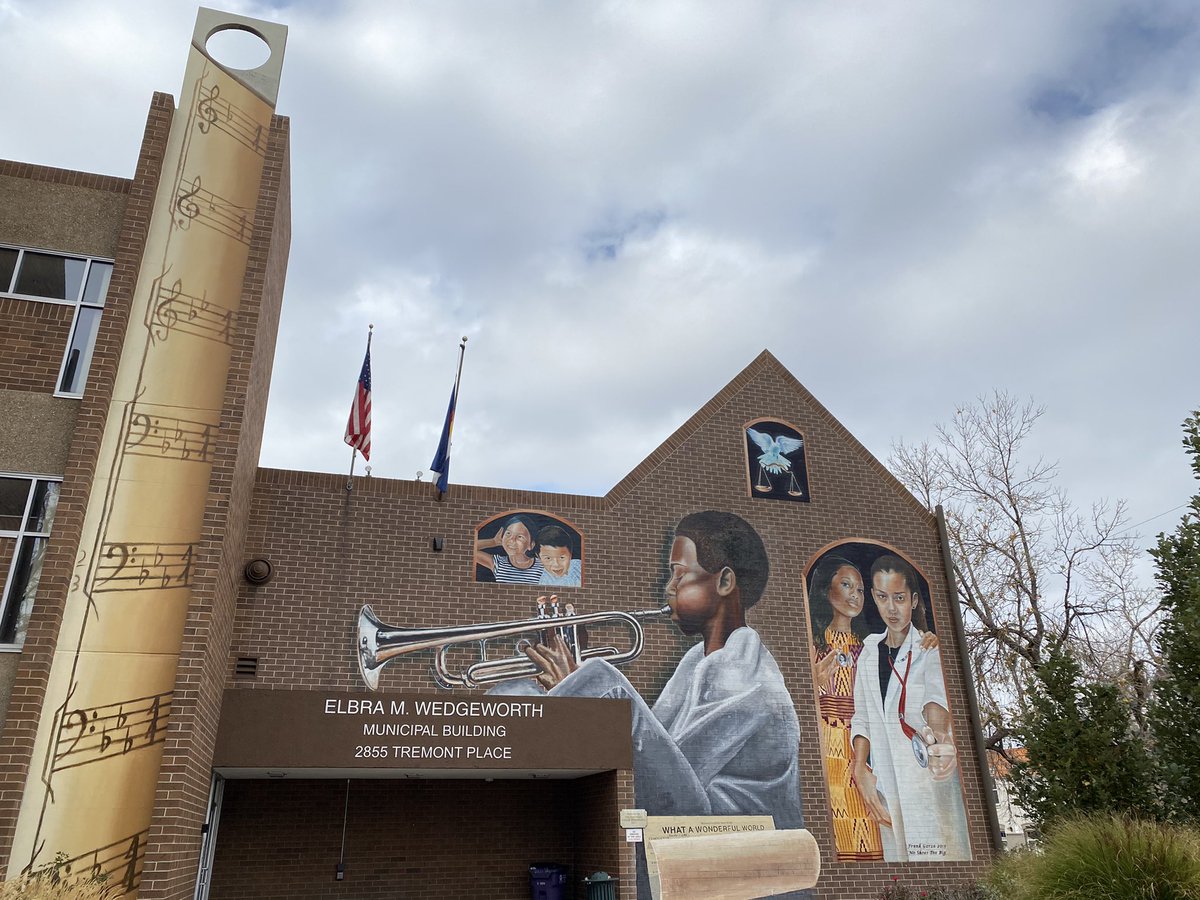 FiveAtlas's tweet image. The Five Points DMV is home to this larger than life mural around the main entrance. Called “No Shoes Too Big” by Frank Garza from 2015 is an inspiration to the youth of the city.