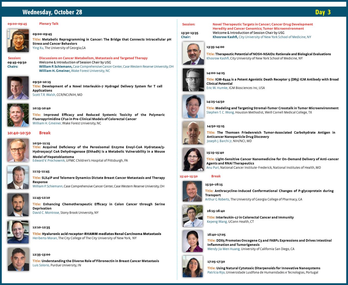 KK_usgcancer's tweet photo. Join us to hear talks on #Metastasis and Targeted Therapy
#CancerDrugDevelopment
@caseccc @cuny @WeillCornell @PUCancerCenter @ChildrensPgh @VUMC_Cancer

Grab your free passes: https://t.co/CXUhsI332b https://t.co/9urT1yrJWn
