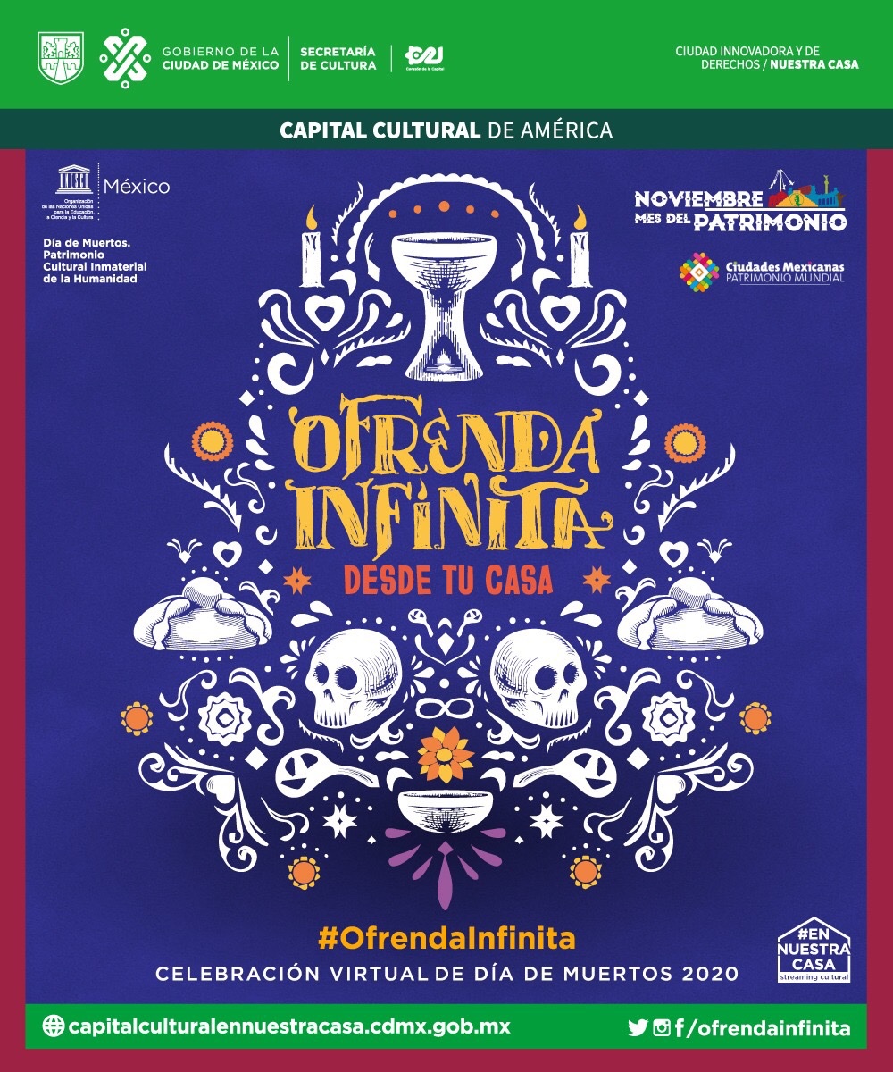 Hagamos una ofrenda para festejar a nuestros muertos y la compartimos en #ofrendainfinita