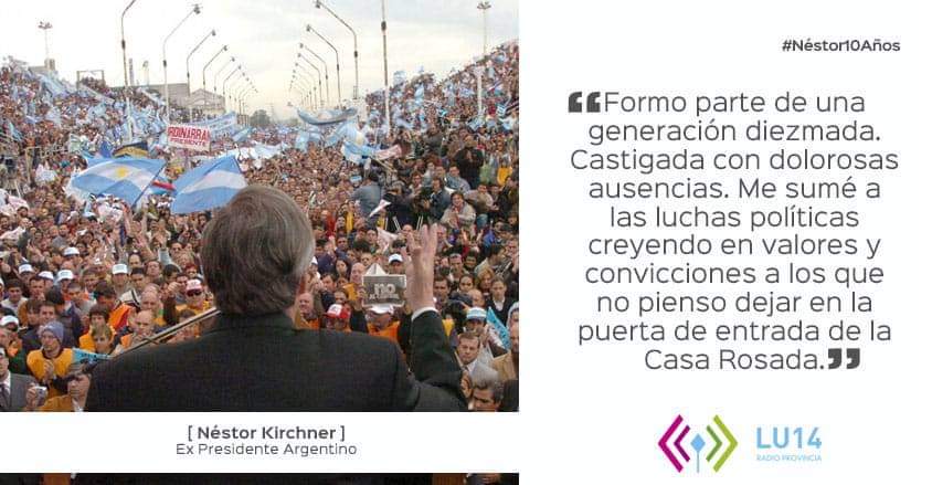 #HayHistoriasQueNosUnen

Homenaje a Néstor Kirchner, el político que marcó un antes y un después en Argentina 🇦🇷