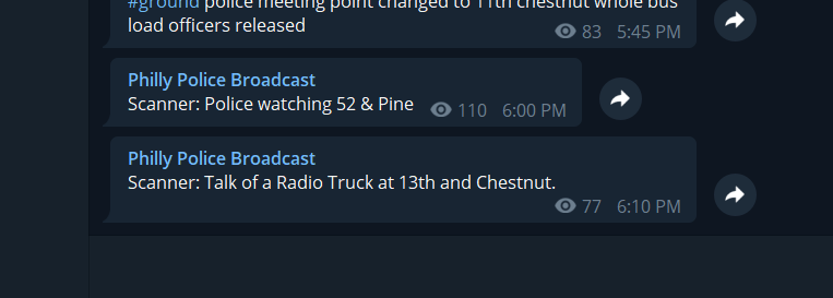The Police may have a radio truck & 13th and Chestnutand I may have made this thread. Last night they went Radio silent on the police scanner and switched to an encrypted call.