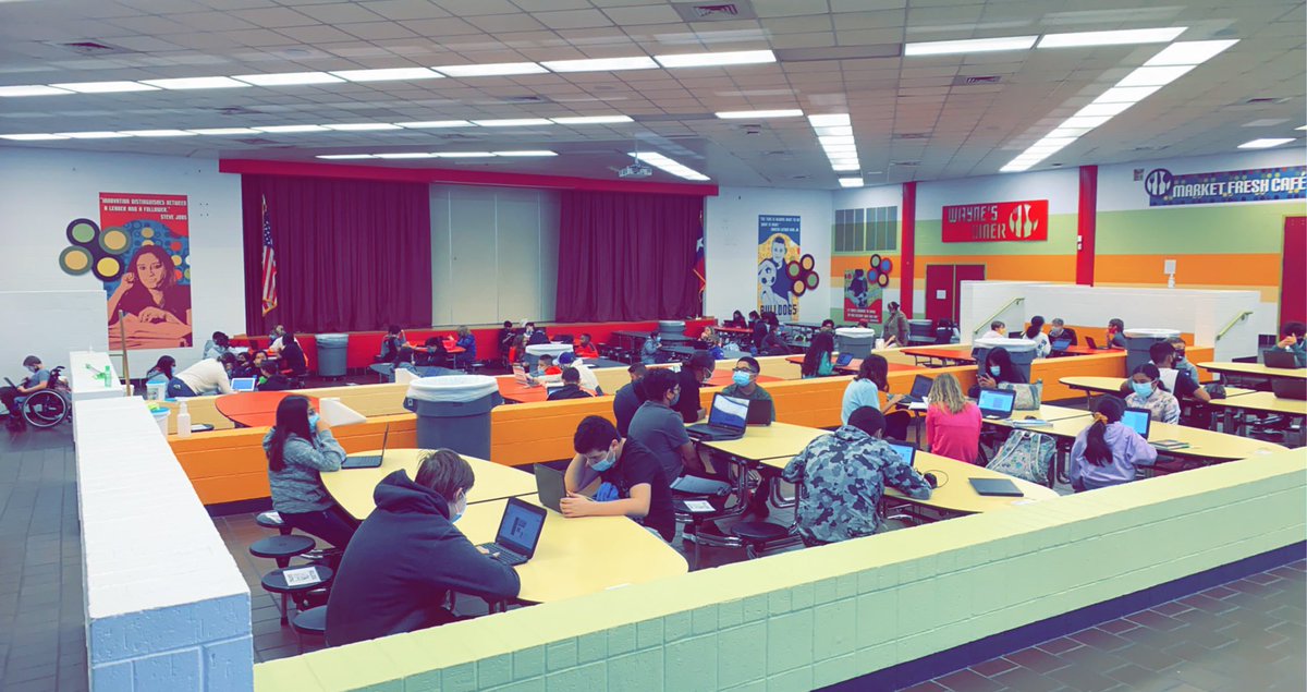 AMarcus_1's tweet photo. These are from our after school learning lab. I am so appreciative we are in a district and school that will do whatever is necessary for kids.  A big thanks to the teachers and staff. #wisdgreatness #sjhbebold @WCSchultzJH @hannahgates32 @GuerraTheatre @BPatel1229 https://t.co/v3zVvvbQpc