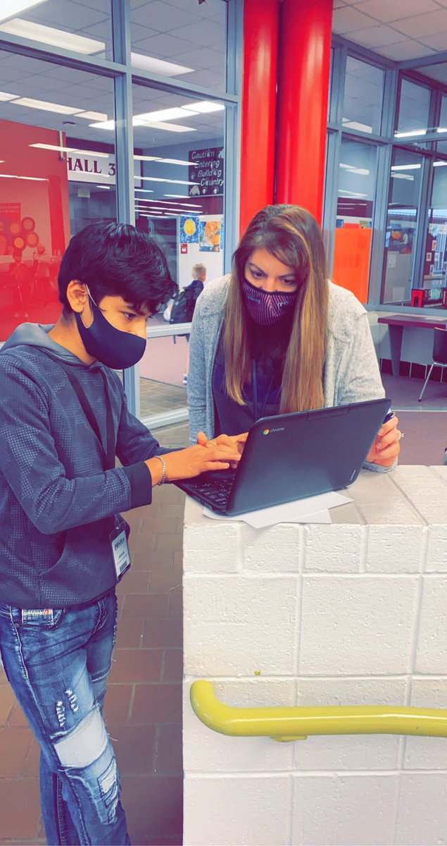 AMarcus_1's tweet photo. These are from our after school learning lab. I am so appreciative we are in a district and school that will do whatever is necessary for kids.  A big thanks to the teachers and staff. #wisdgreatness #sjhbebold @WCSchultzJH @hannahgates32 @GuerraTheatre @BPatel1229 https://t.co/v3zVvvbQpc