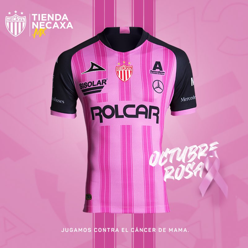 #OctubreRosa | Encuentra nuestro uniforme alternativo en tiendas físicas del Club y https://t.co/LwC0sLkLbY 💻.
#FuerzaRayos ⚡️
@TiendaNecaxa https://t.co/7JYC8WlJvN