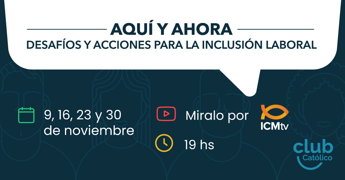 ClubCatolicoUy's tweet photo. Ciclo de 4 encuentros con importantes referentes locales que abordarán los desafíos que emprende nuestro país en materia laboral, presentando propuestas destinadas a la inclusión económica de los más vulnerables y las nuevas formas de empleo.
Inscripción: https://t.co/PhyaaGiweJ https://t.co/0CC1lx3MiK