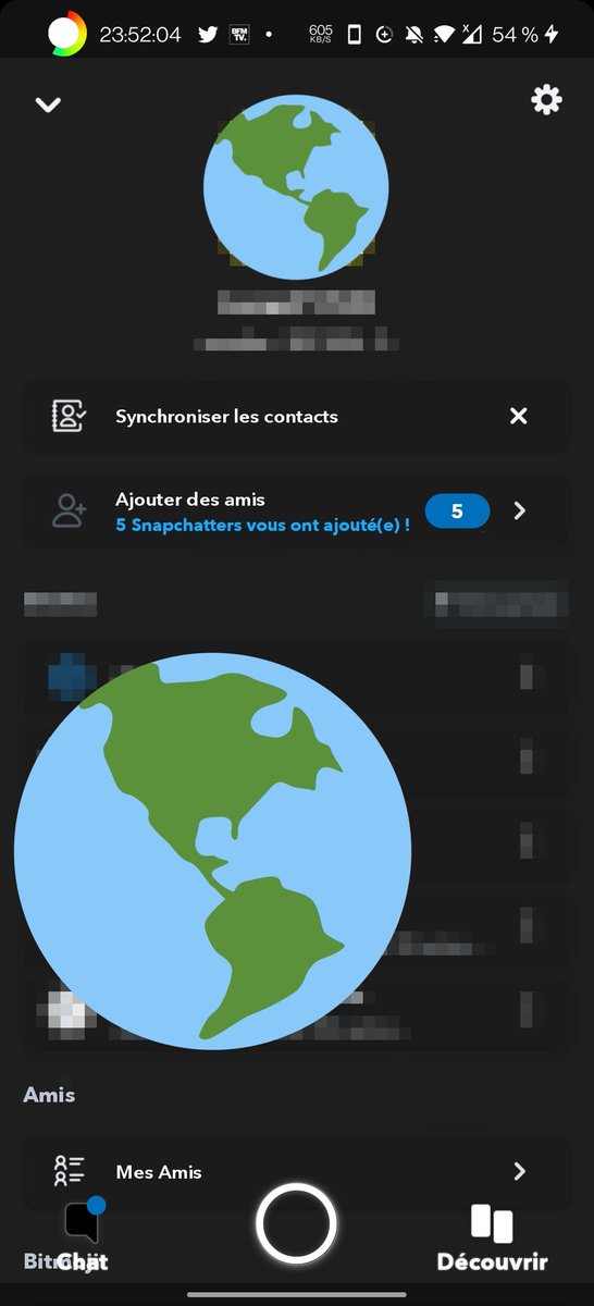 RcvdVid's tweet photo. The dark mode on Snapchat is perfect and sublime for your eyes and the battery of your phones, right @snapchatsupport @Snapchat ?
#DarkMode #Snapchat #ModeSombre #Snap #SnapchatDarkMode https://t.co/xhCCDSWnrL