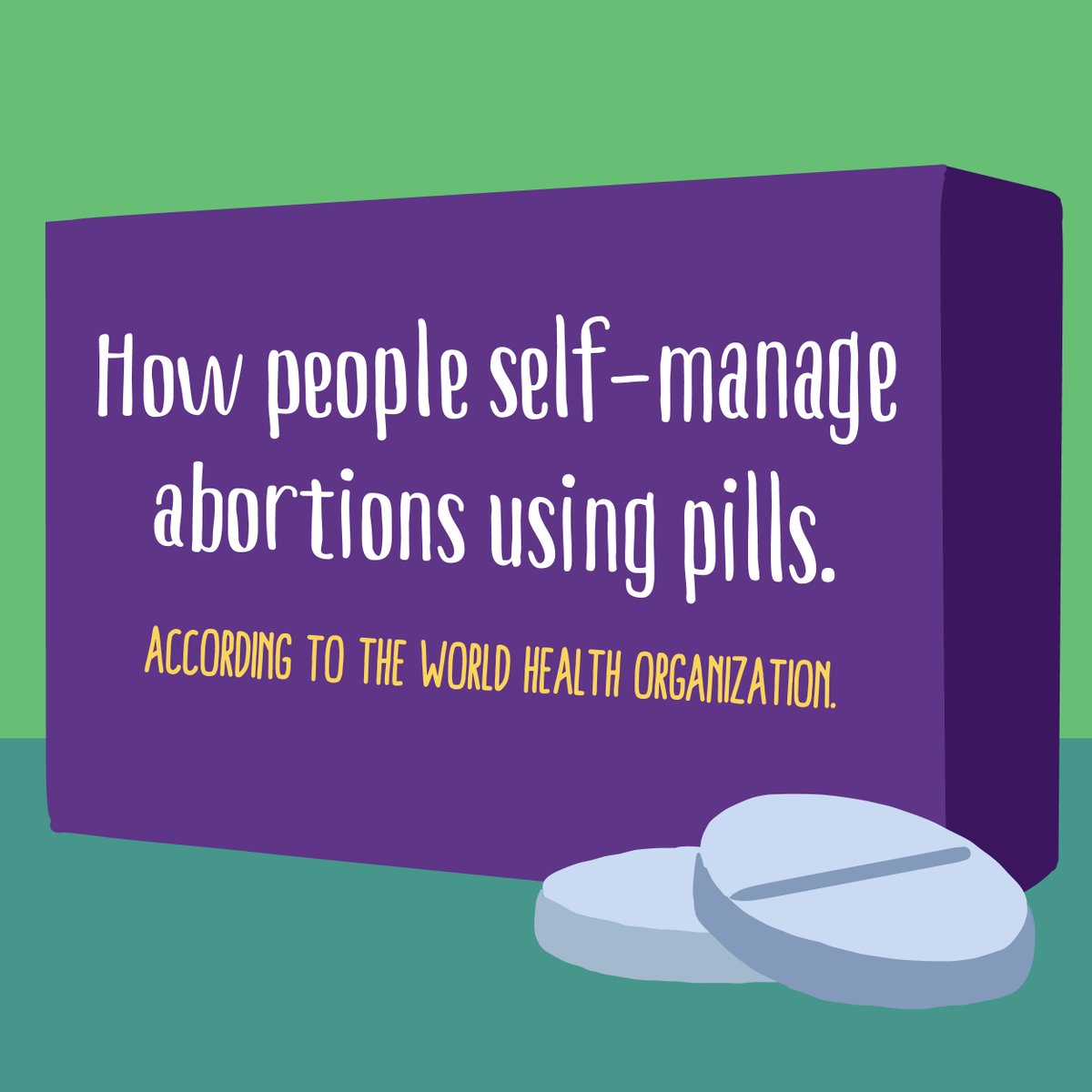 Since 2000, we’ve had a safe, simple way to do our abortions at home with pills, but anti-abortion politicians make them hard to get, imposing outdated regulations and criminalizing people who use them. Get educated about the power of abortion pills. 🎨 @yoeaves for We Testify