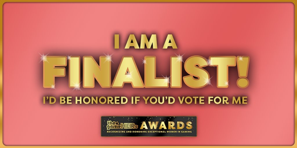 We have made it to the finals for <a href="/thegamehers/">the*gamehers</a> Awards and we need your support (again)! Please give us and our @nerdstgamers friends some love!

🗳️thegamehers.com/vote

BEST DIVERSITY AND INCLUSION INITIATIVE ♦️  ESPORTS
MOST INCLUSIVE TEAM ♦️ INDUSTRY 

#TheGameHERsAwards