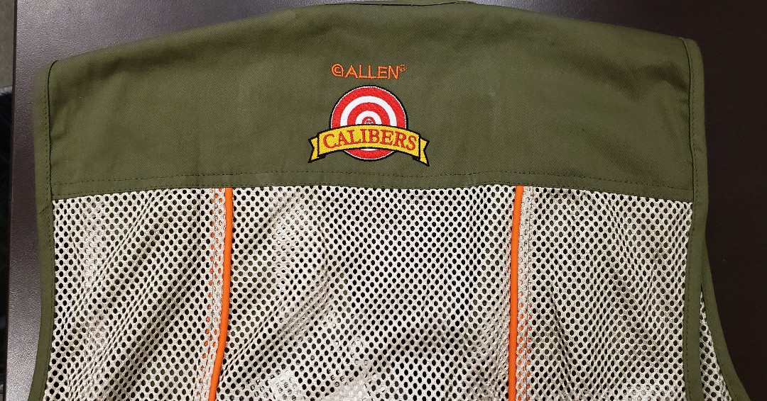 RequiredTeam's tweet image. Calibers Shooters Sports Center got hooked up this week on this badass shooting vest! Head to their FB or Instagram page to check them out! Their also doing a virtual pumpkin carving contest and there's still time to enter to win! 🎃
#CalibersUSA #Shooting #RTGDecorated