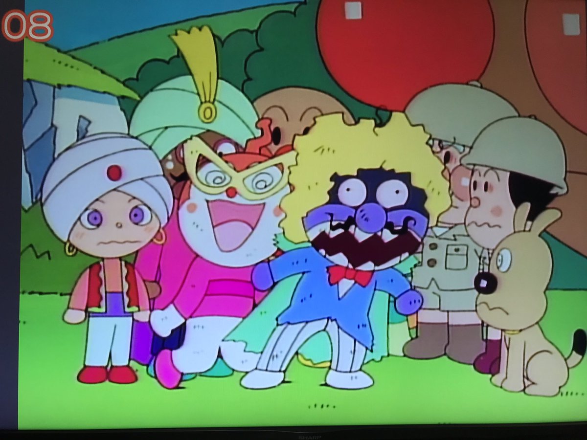 ばいきんまんとドキンちゃん 感電 #アンパンマン