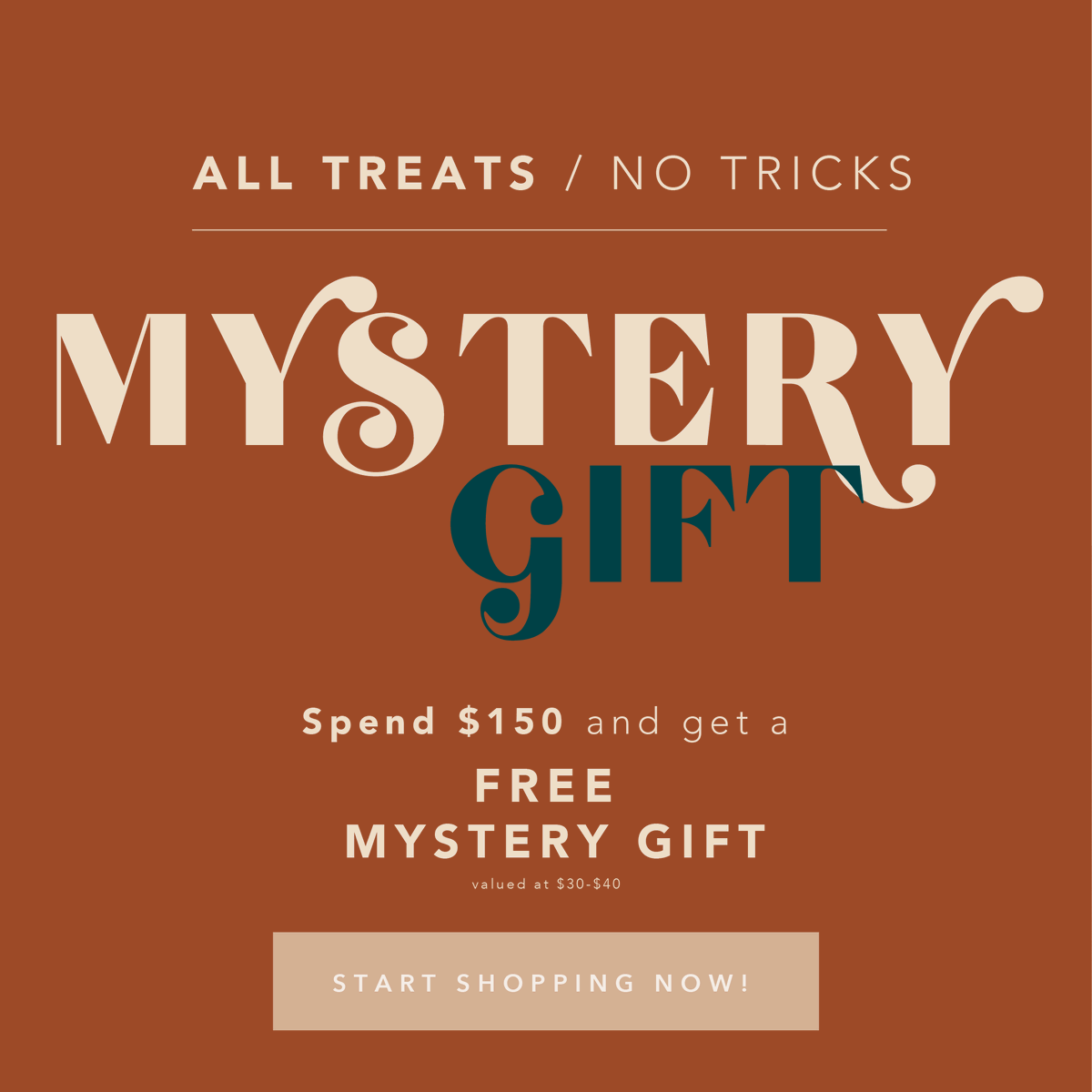 Would you rather: Be surprised? Or get exactly what you want? 🤔 How about both! Now through Thursday, spend $150+ on your #AmericanHandmade favorites &amp; get a mystery gift that you're guaranteed to ❤️ . bit.ly/34xbhjO