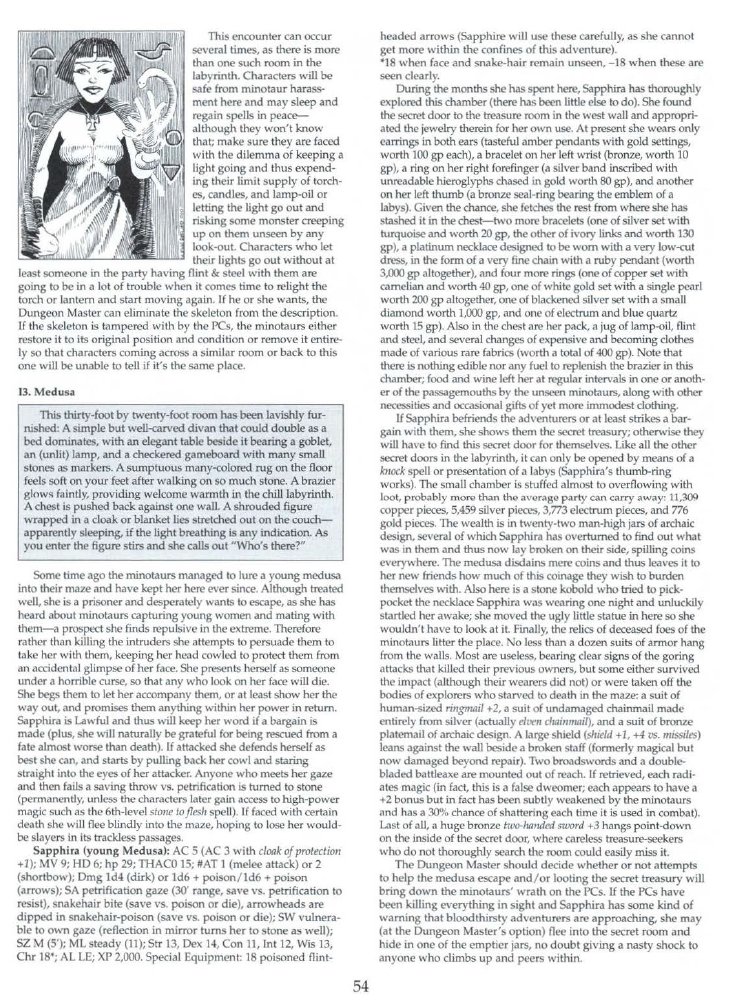 Information architecture is relevant to the whole adventure, of course, but it really comes to the fore when we are writing up our encounters. For a long time, many adventures have taken an architectural approach we might call the "wall of text."