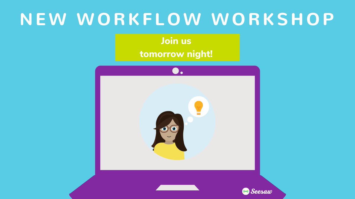 Struggling to figure out the best workflows to save you time in Seesaw?
Join us TOMORROW (10/28) at 6:00 pm PDT to learn how to use Seesaw’s newest features to make communicating with students and families even easier!
Register here: https://t.co/s3XYXOsSfb
#SeesawChat https://t.co/ySy7HCBmAj