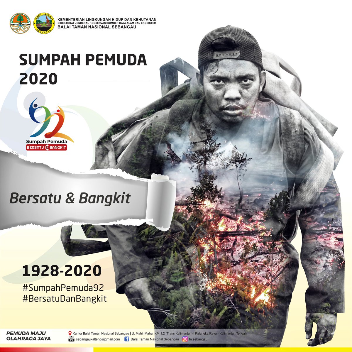 TN_Sebangau's tweet photo. Selamat Hari Sumpah Pemuda ke-92, Tahun 2020
Bersatu dan Bangkit untuk membangun negeri

#sumpahpemuda2020
#BersatuDanBangkit https://t.co/w1SeM5Bh8q