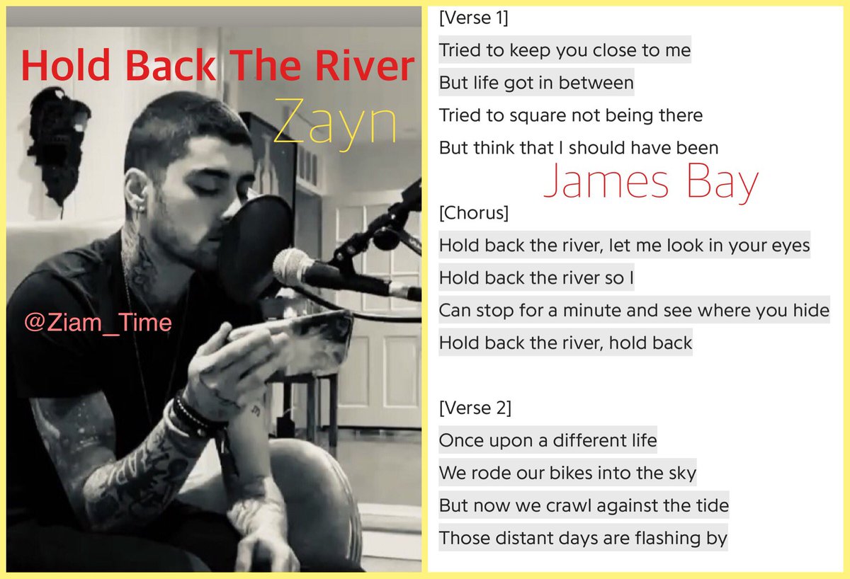 Ziam_Time's tweet photo. #HoldBackTheRiver by @JamesBayMusic
ร la @zaynmalik ๐ถ๐ฅฐ๐ถ๐ฅฐ๐ถ
THE LYRICS & THE VOICE #zlessed #zquad
โค๏ธ๐โค๏ธ๐โค๏ธ๐โค๏ธ๐โค๏ธ๐โค๏ธ https://t.co/vgNvUX4Oj3