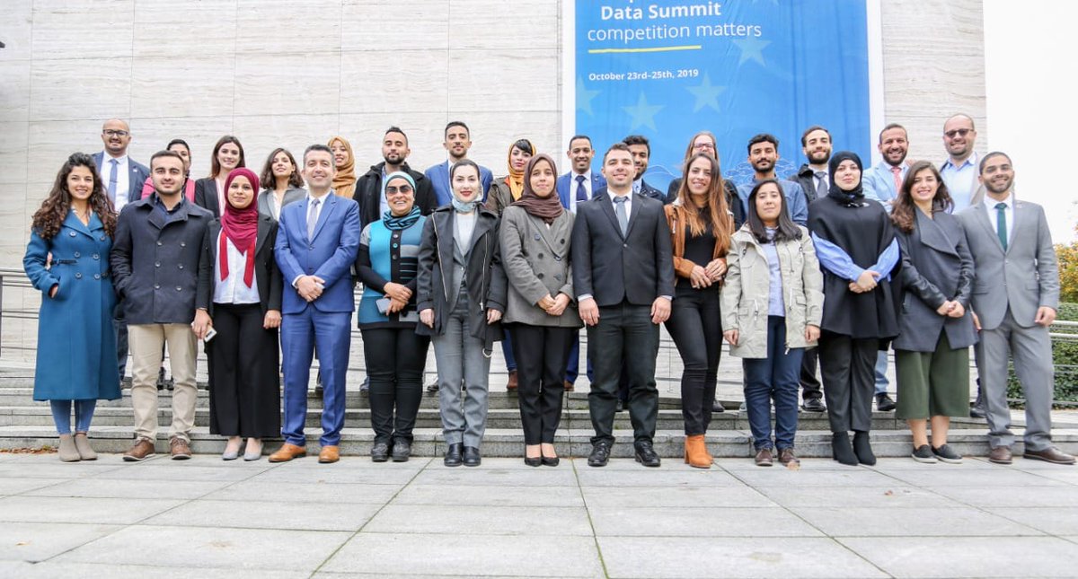 jauelk's tweet photo. Like today 1 year ago, I organized together with my partners in #KAS #REMENA the 1st #MENA Academy on #Climate #Diplomacy. 
In the photo, with 25 of the most talented young leaders from the MENA region, representing 11 countries at Konrad Adenauer Stiftung HQs in Berlin https://t.co/e78MjwuQGR