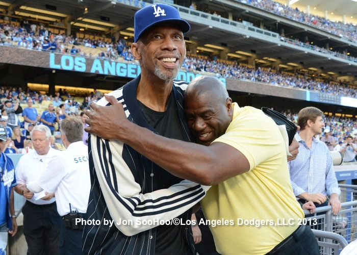 kaj33's tweet photo. Seeing my teammate @magicjohnson enjoying the Dodgers victory brought me to tears &amp; all the emotions of 1988 came flooding back when we were back to back champions in June &amp; Oct of 88! ♥️ LA Does this mean that Magic is no longer a Detroit Tigers fan ? Lol ! https://t.co/VwNkXu0VeN