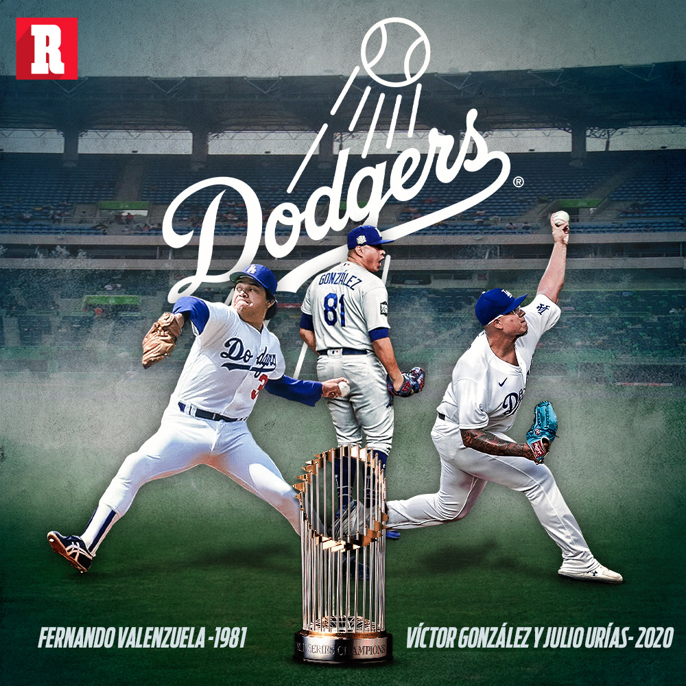 DIARIO RÉCORD on X: ORGULLO MEXICANO 🇲🇽 Ya son tres pitchers mexicanos  que logran ser campeones de MLB con Los Angeles Dodgers. El legendario  Fernando el 'Toro' Valenzuela en 198. Hoy, en