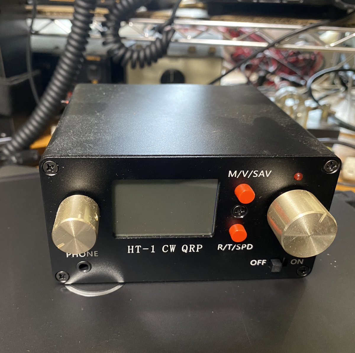 7L1DST's tweet photo. 来週のQRPコンテスト
久しぶりにこれを使ってみるかな
#QRP
#HT1A https://t.co/HC34Hm8oKa