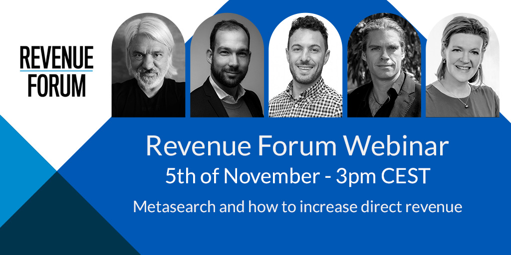 Next week, one of #SiteMinder's resident distribution experts, Michael Edinger will join other special guests for a conversation about metasearch, and the ways that it can power reservations.

Be sure to tune in on November 5 at 3pm CEST ➡️ bit.ly/3e1BEl0
