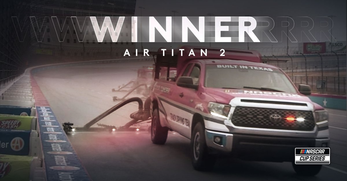 Lots of fast laps and hard work put out there today, but congrats to Air Titan 2 for winning Tuesday at @TXMotorSpeedway. #NASCAR https://t.co/0txkpkvwck