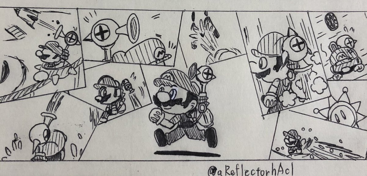 これは日記的なやつに描いてた絵
自分がポンプ好きな理由はマリオくんの影響もあるけど、
実際のゲームでマリオが喋らない分よく喋る、たまにジョークも言う、最初から最後までマリオをサポートする、機械とはいえちゃんと心あるしマリオの事をよく思ってるから。あと道具として見てみると見方変わる